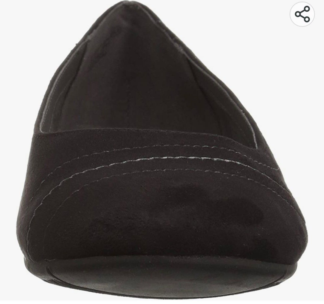 Aerosoles black outlet flats
