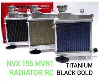 AEROX 155 V1 NVX155 V1 NMAX155 V1 MVR1 RADIATOR*** GOLD/TITANIUM/BLACK ***RC
