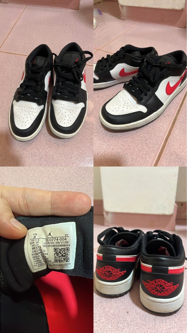 womens air jordan 1 low siren red