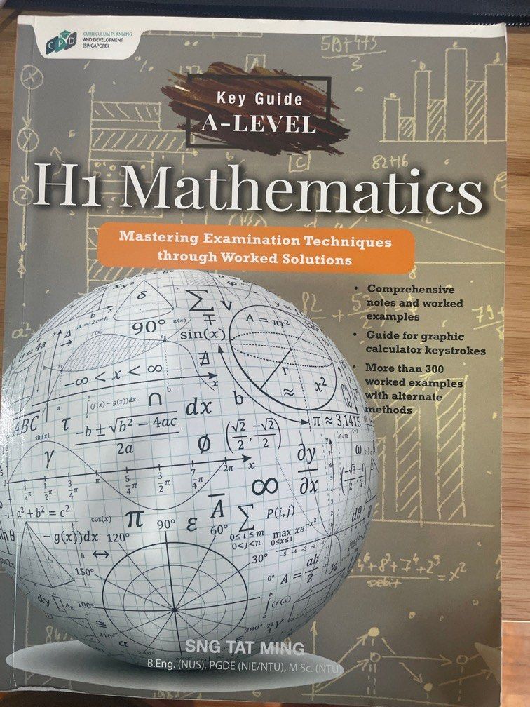 H1 Math Notes Alevel H1 Maths, Hobbies & Toys, Books & Magazines, Assessment Books on ...