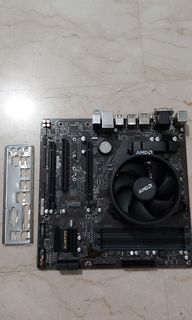 AMD Ryzen 5 1600 CPU + Gigabyte motherboard