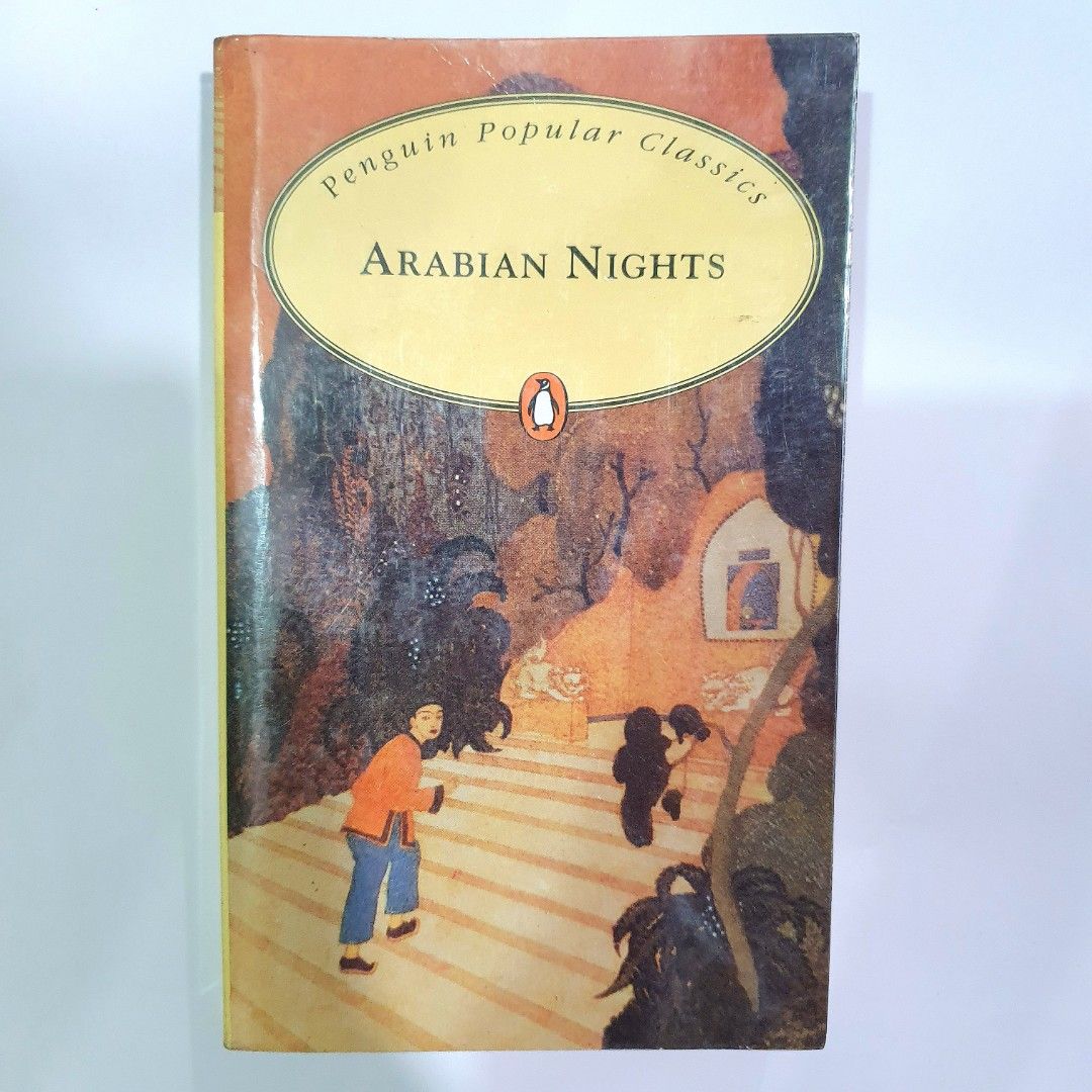 Arabian Nights (Penguin Classic Edition) (Category: Storybooks) located in Makati City. Submitted by binteji (Listing ID 1233108707, Image 1). Description: Please read Mass Market Paperback Authentic and Preloved Tanning No foxing- Very Good condition This is a preloved book so please manage your expectations. This may have stains, foxing, and/or tanning. See photos for the actual condition of the book. ✅️Shopee/ Lazada.