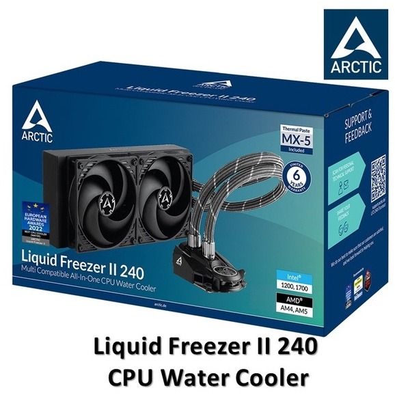 ARCTIC Liquid Freezer II 240 - Multi Compatible All-in-One CPU AIO ...