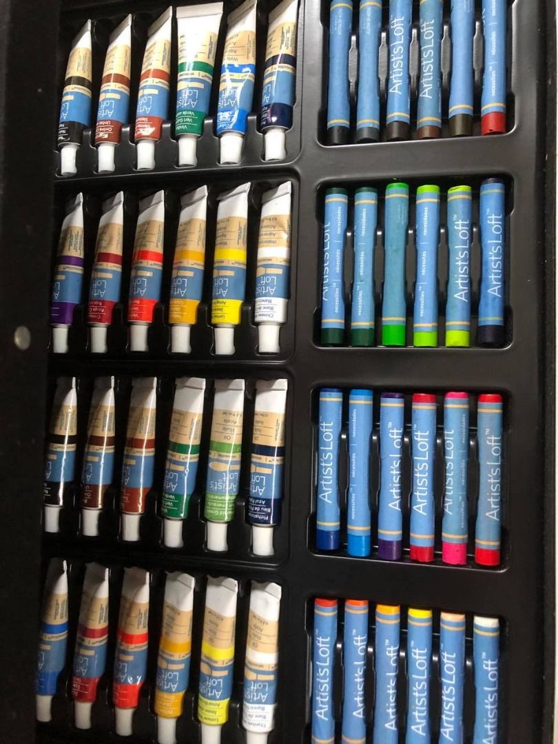 Artist's Loft All-Media Art Set in Aluminum Case, 126 Pieces – All