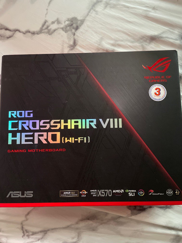 Asus X570 ROG CROSSHAIR VIII HERO and AMD 3900X, Computers & Tech ...