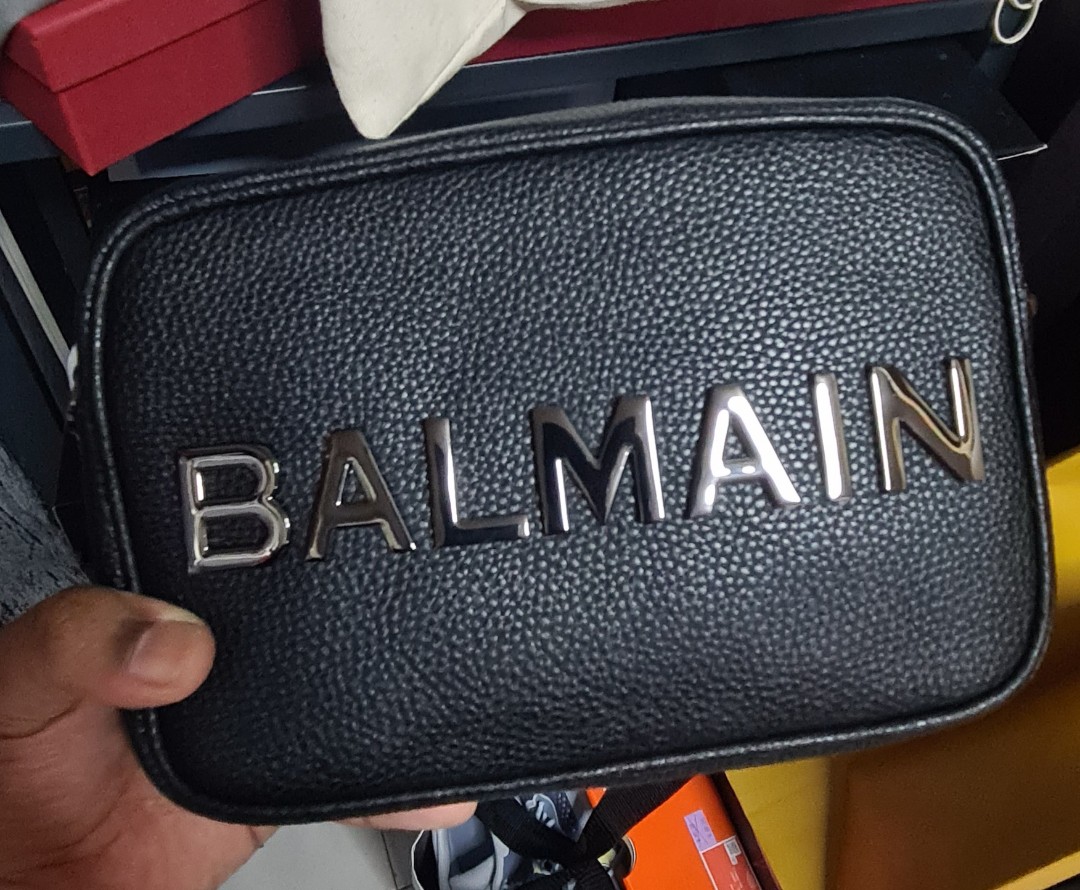 AUTHENTIC BALMAIN CROSSBODY CAMERA BAG, Luxury, Bags & Wallets on Carousell