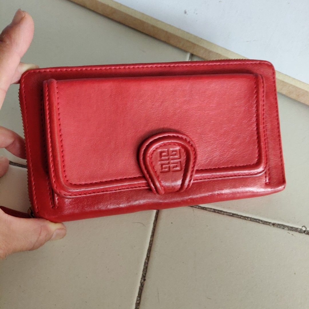 Authentic givenchy Long leather wallet Men s Fashion Bags Belt