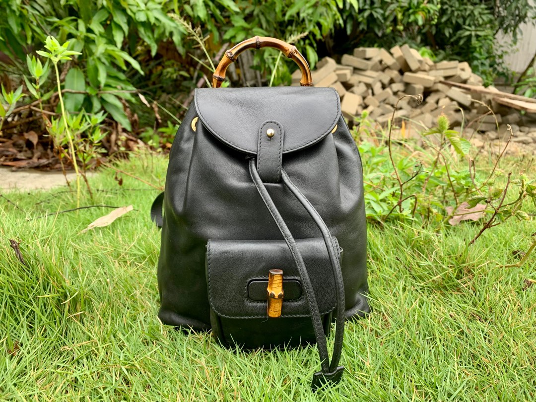 Gucci bamboo mini backpack 2025