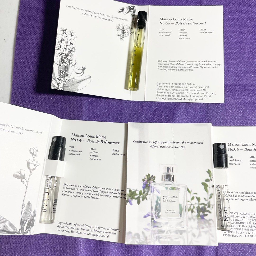 Maison Louis Marie Perfume Oil - No. 04 'Bois De Balincourt'
