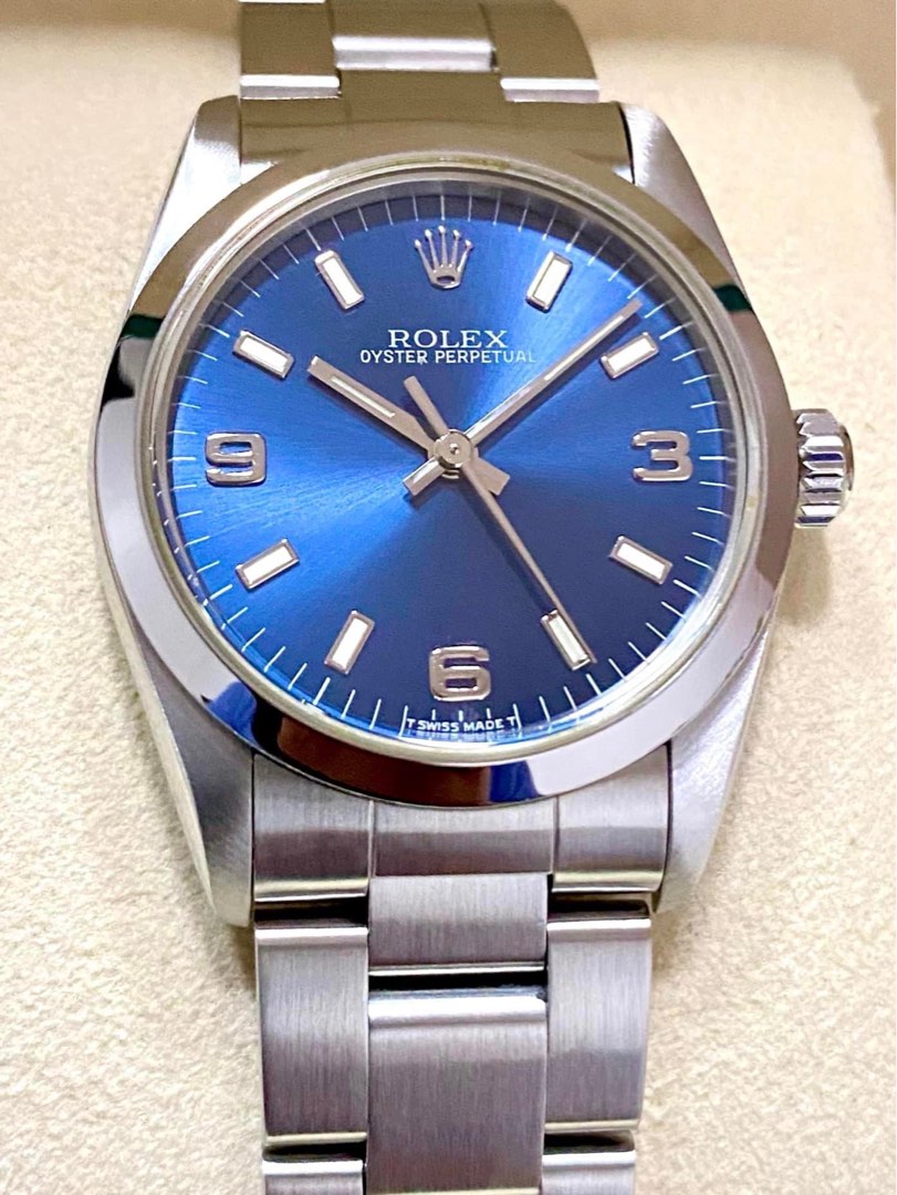 Authentic Rolex Oyster Perpetual 31 Blue 369 Explorer Dial on Carousell
