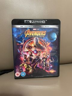 AVENGERS INFINITY WAR 4K ULTRA HD + BLU-RAY (UK)