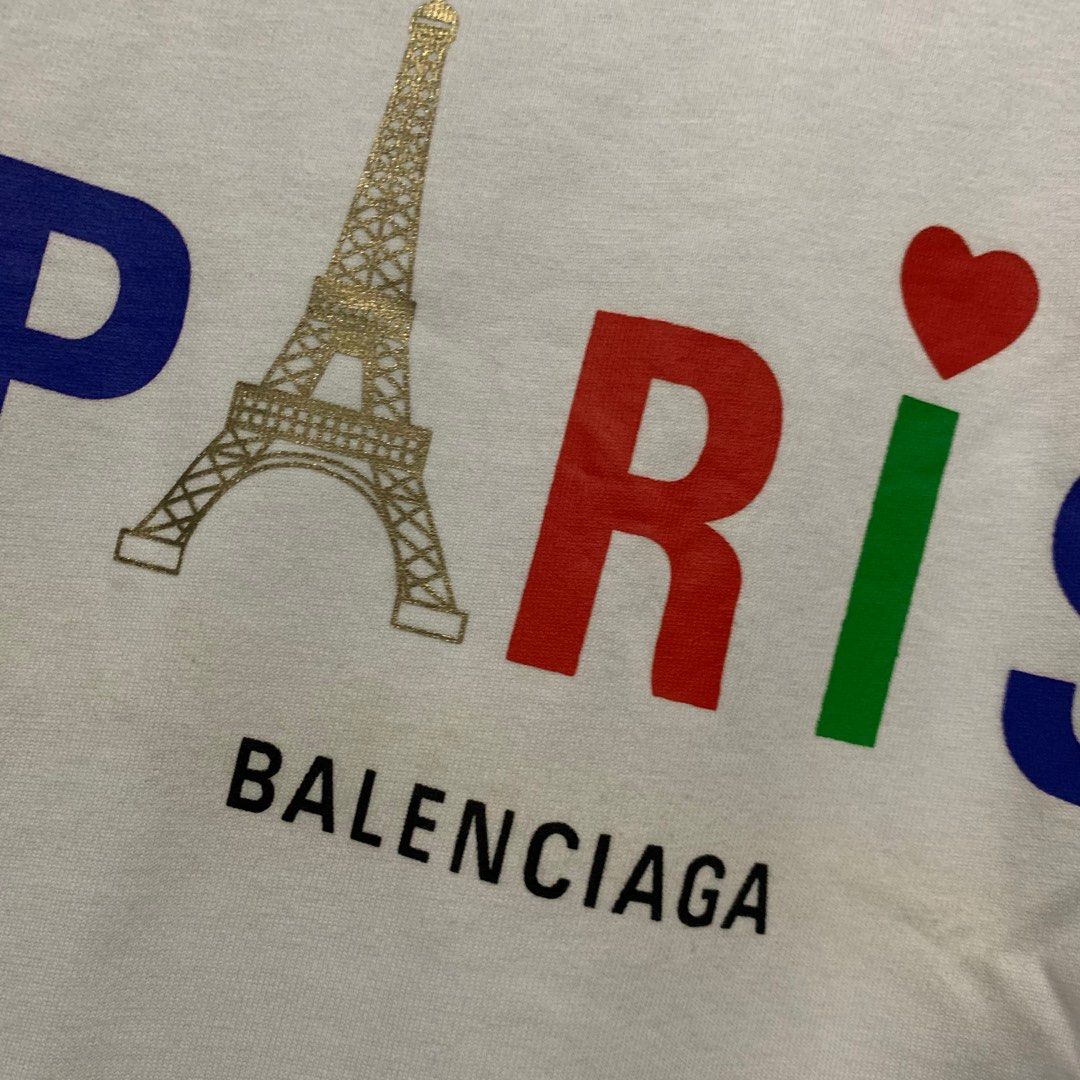 balenciaga eiffel tower shirt