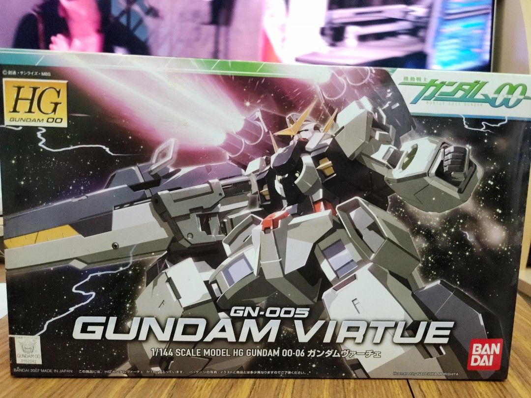 [Bandai] Hg 1/144 Gundam Virtue (Category: Gundam Model Kits) located in Singapore. Submitted by lowyongthai (Listing ID 1233106319, Image 1). Description: selling my collection as I don't have time to assemble them.