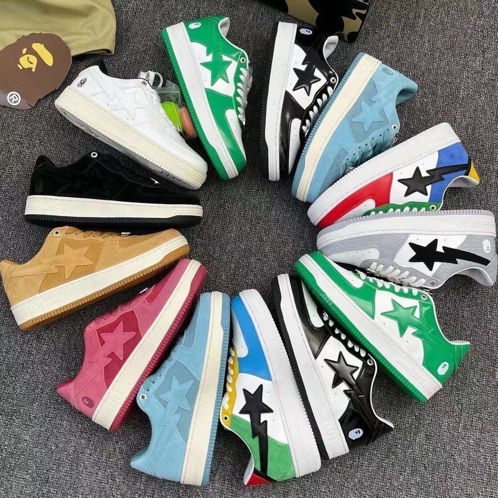 Bapestas Low All colourways