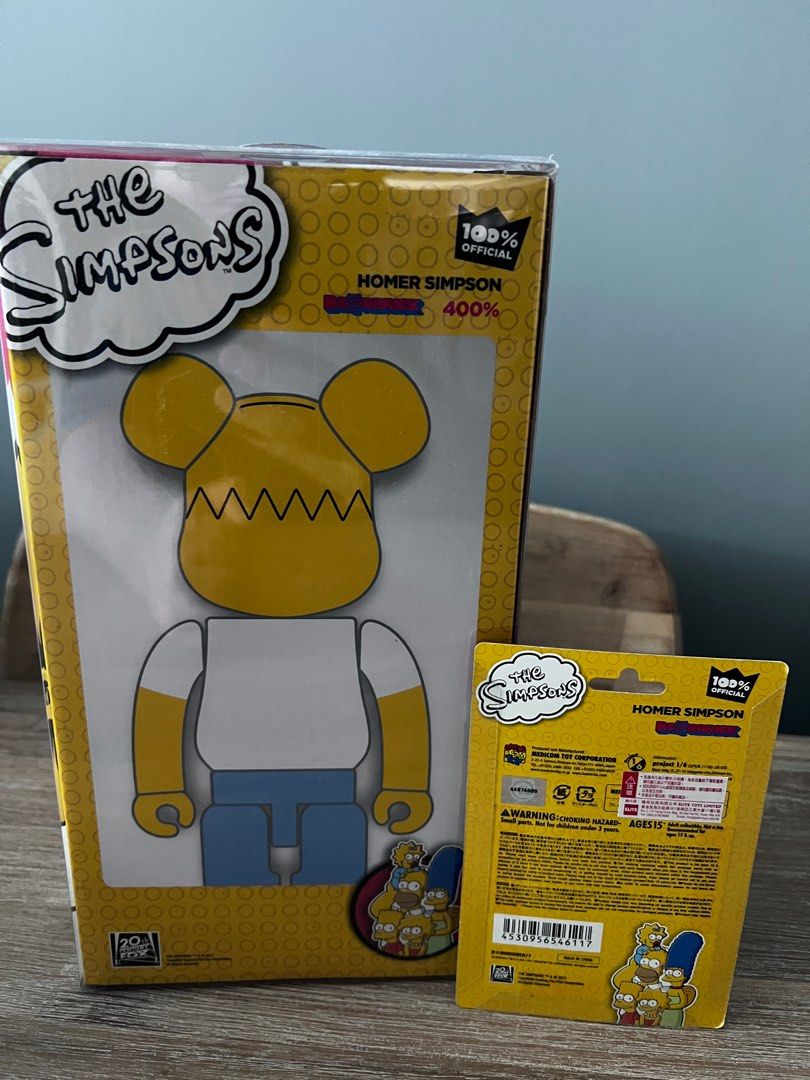 Bearbrick 阿森一族The Simpsons (Homer Simpson)400%+100%, 興趣及 