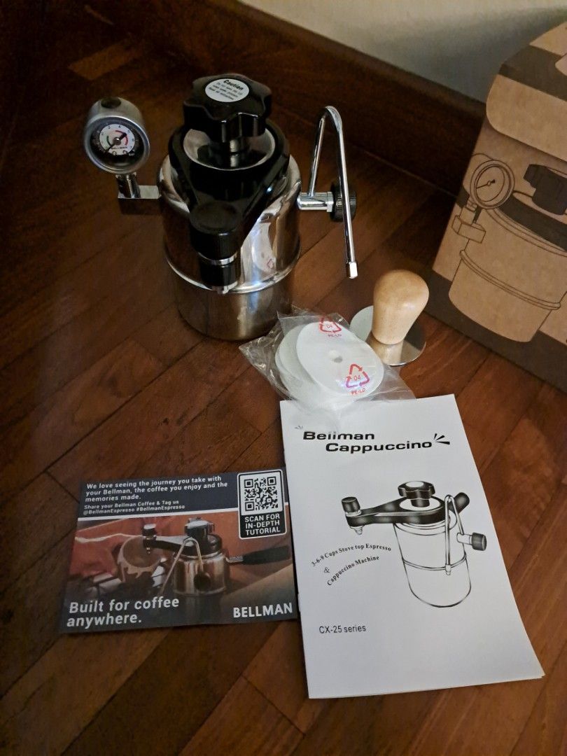 Bellman CX25P Espresso Maker & Steamer, TV & Home Appliances, Kitchen