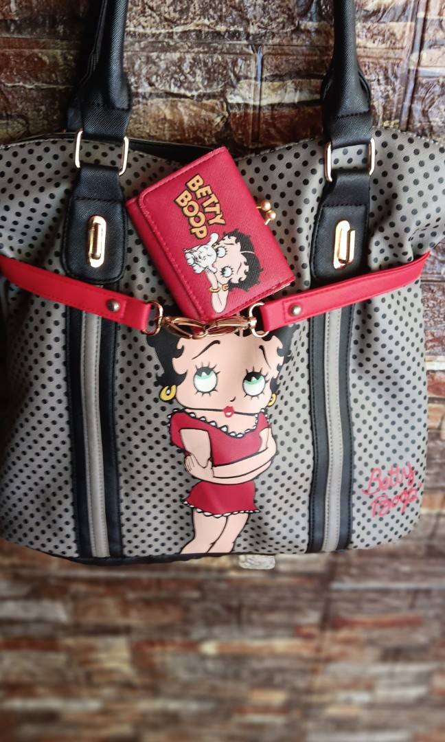 peine Objeción Redada Betty boop bag set with wallet, Women's Fashion, Bags & Wallets, Shoulder  Bags on Carousell