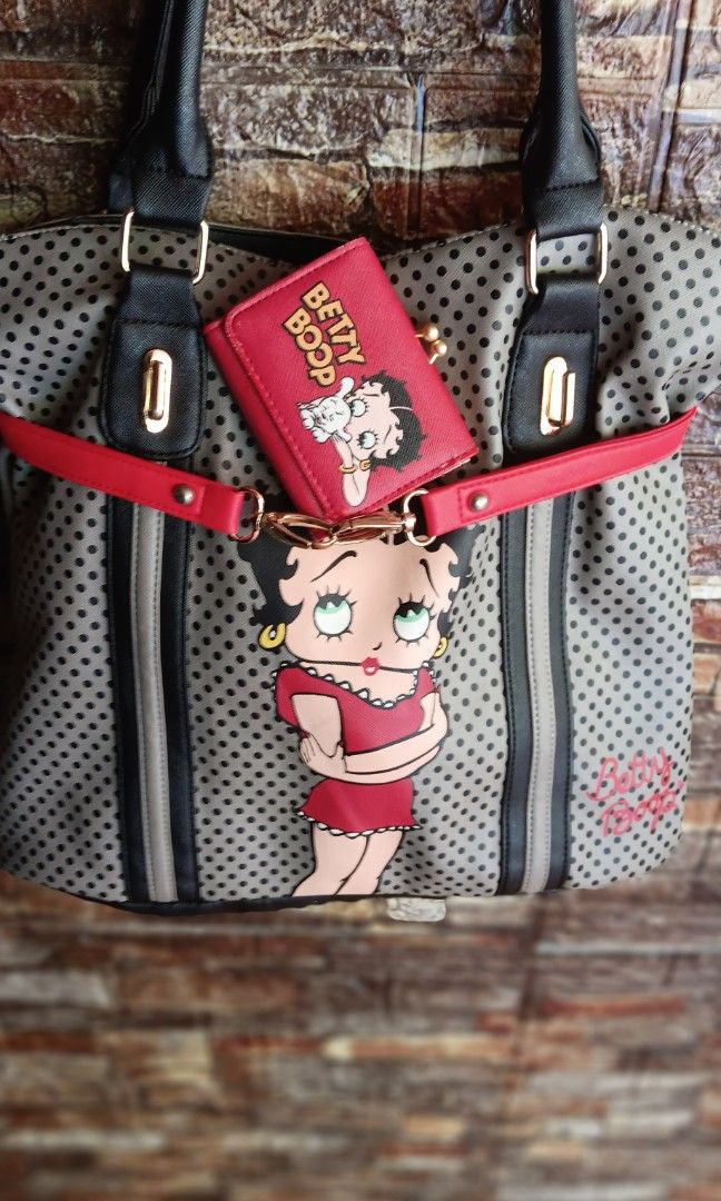 Betty boop bag set with wallet