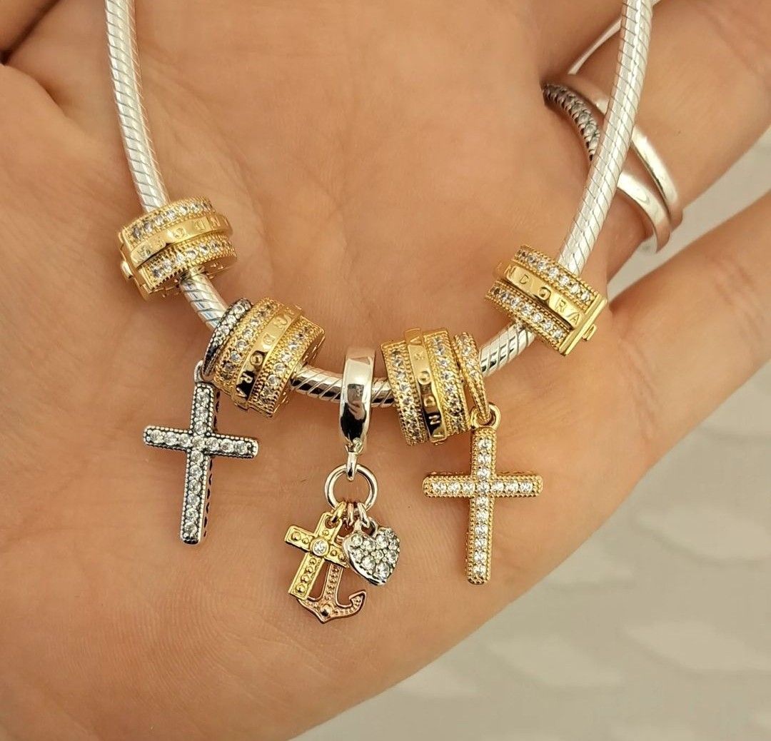 Love Heart Charm Fit for Pandora Charms Bracelet Christian Bible Verse Cross  Charm Prayer Faith Religious Jewelry Gifts for Women 19 in Pakistan   StarShoppk