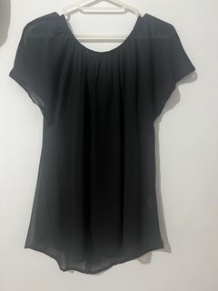 Black Blouse with inner