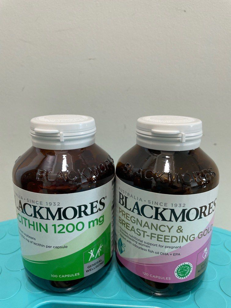 2 bottle Blackmores pregnancy & breast feeding gold & Blackmores