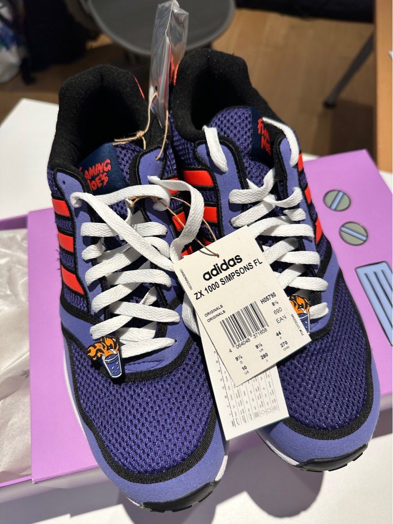 BNIB ADIDAS ZX 1000 SIMPSONS FLAMING MOES, Men's Fashion, Footwear,  Sneakers on Carousell