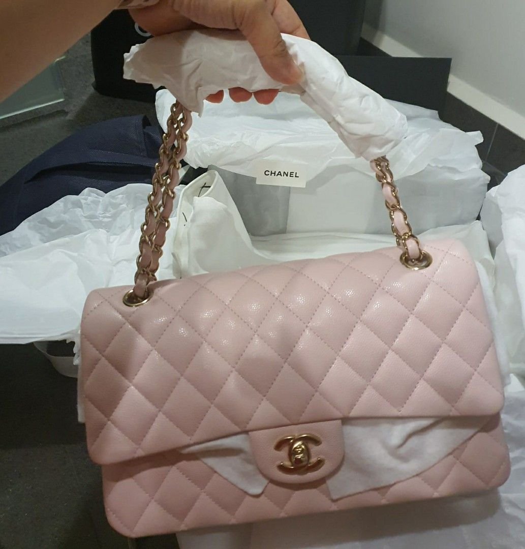 💕 [SOLD] CHANEL VINTAGE CLASSIC MINI SQUARE FLAP BAG 17CM LAMBSKIN BABY  LIGHT PINK 24K GHW GOLD HARDWARE / small medium jumbo caviar plated, Luxury,  Bags & Wallets on Carousell