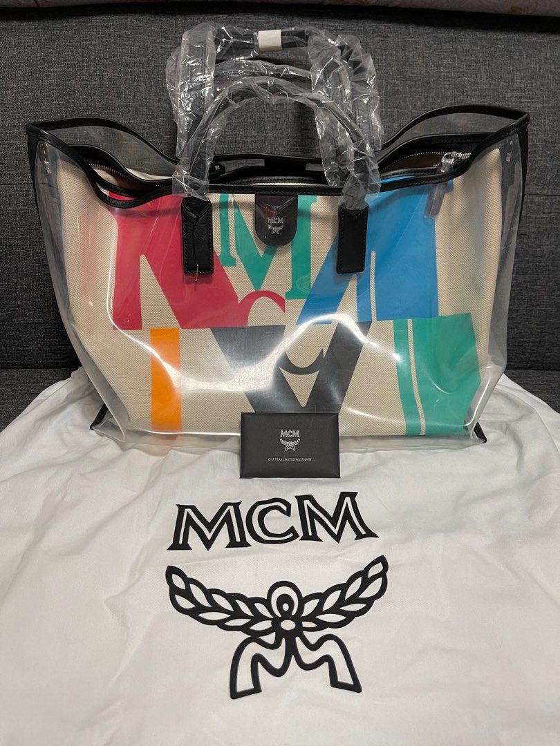 Mcm sales transparent bag