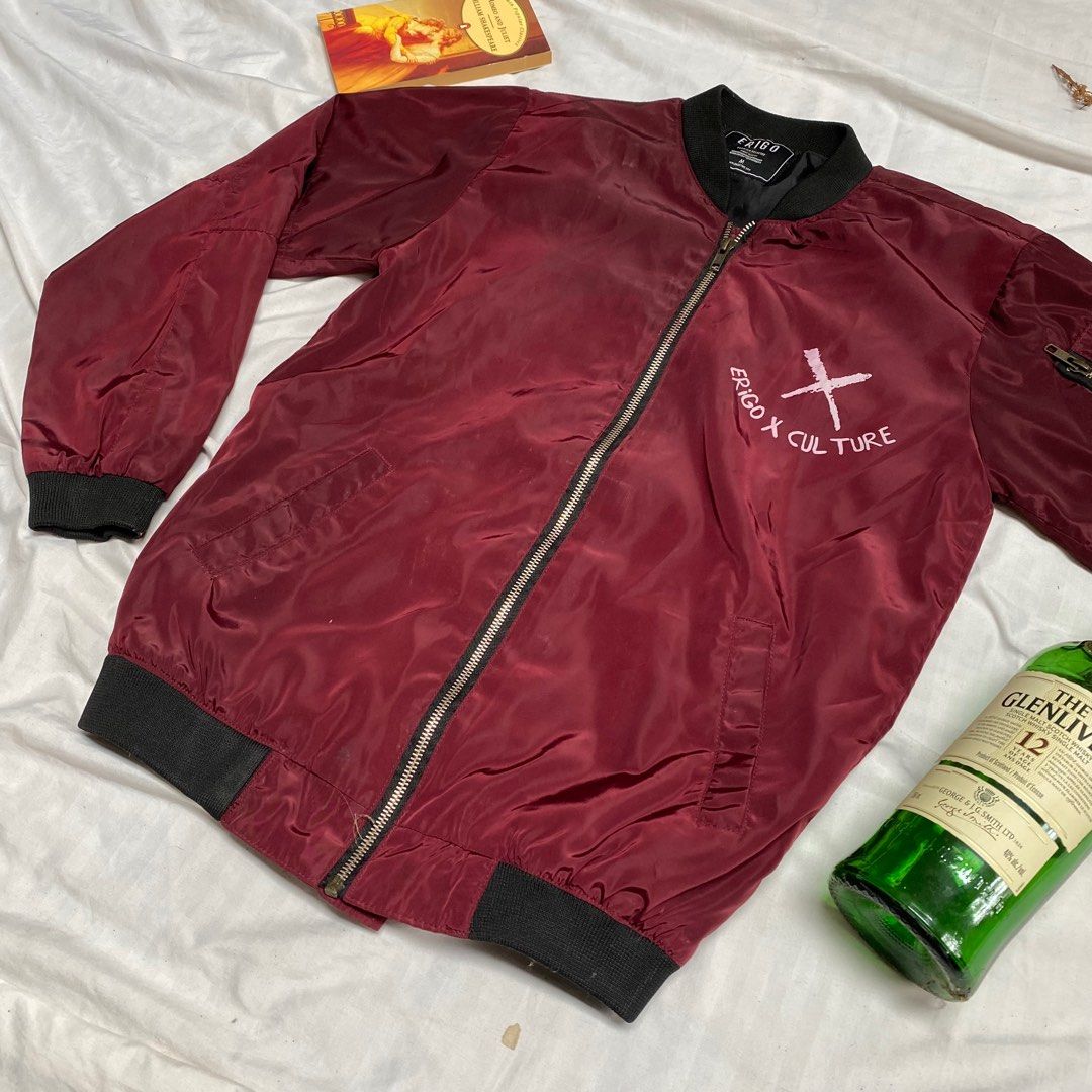 Bomber Jacket Erigo ORI, Fesyen Wanita, Pakaian Wanita, Baju Luaran di