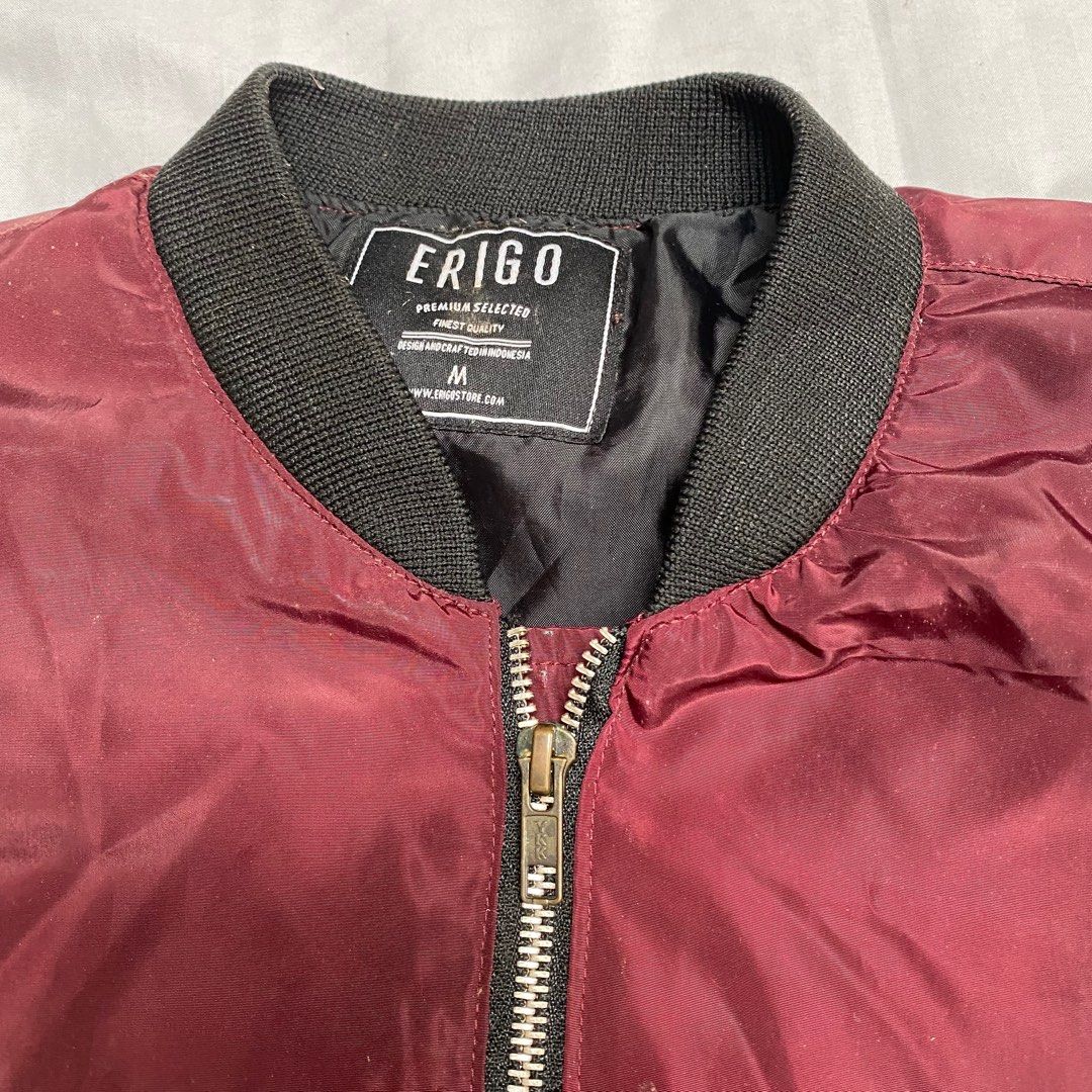 Bomber Jacket Erigo ORI, Fesyen Wanita, Pakaian Wanita, Baju Luaran di