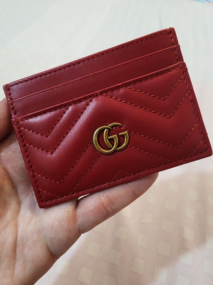 Brand new GG Marmont matelass card case Women s Fashion Bags