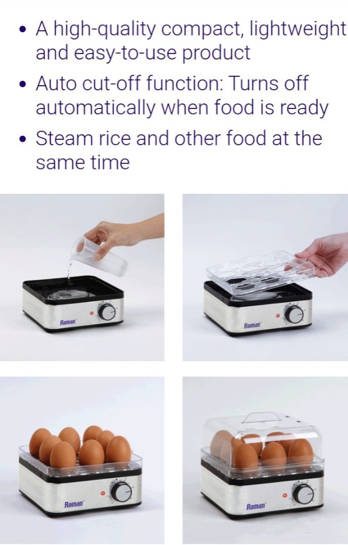 Brand new Roman Mini Steamer ST100, TV & Home Appliances, Kitchen