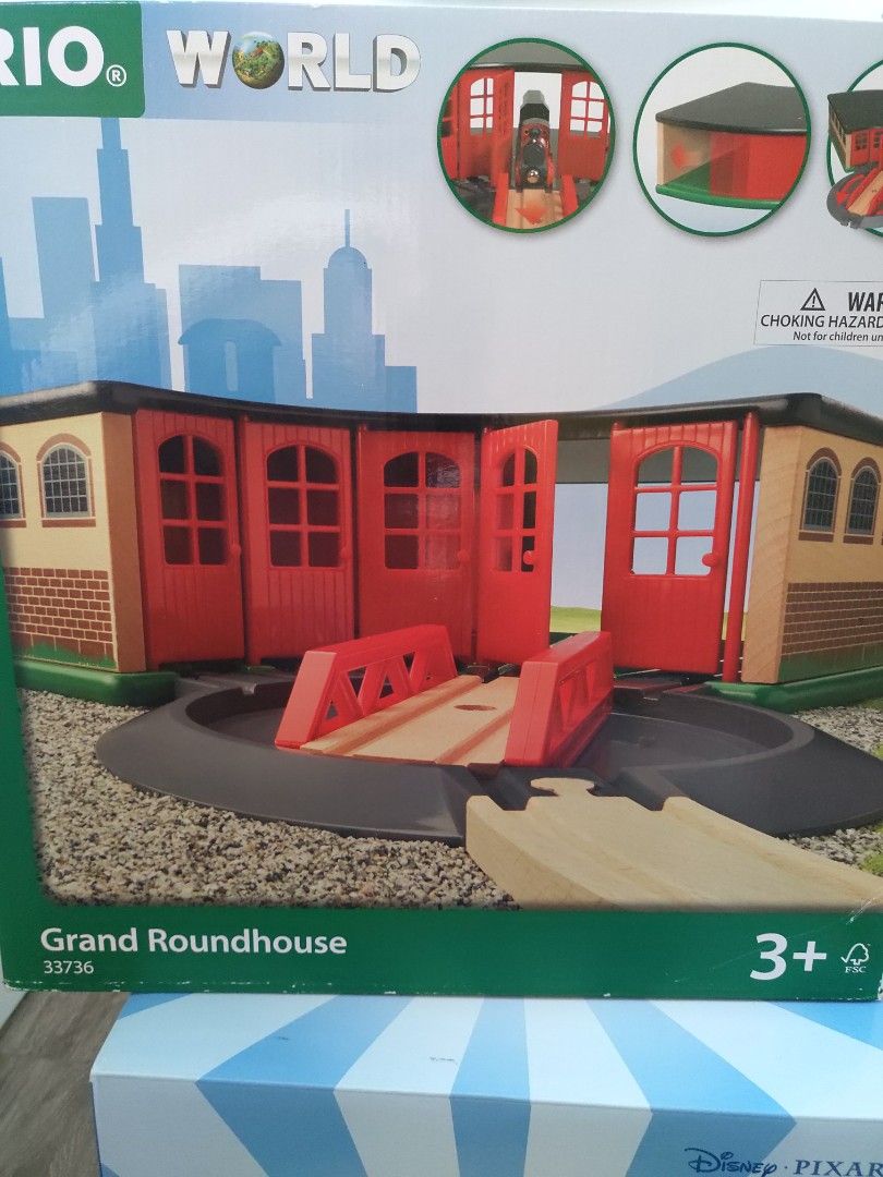 Brio 33736 Grand Roundhouse 木製火車庫wooden train depot, 興趣及