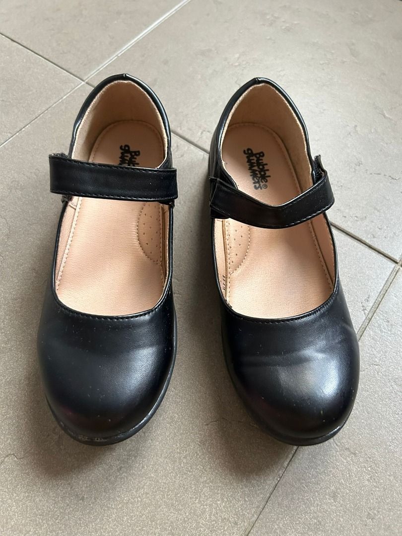 Girls black deals shoes size 2