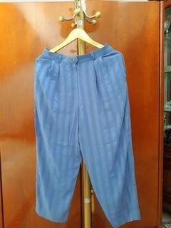 Celana Kulot garis biru