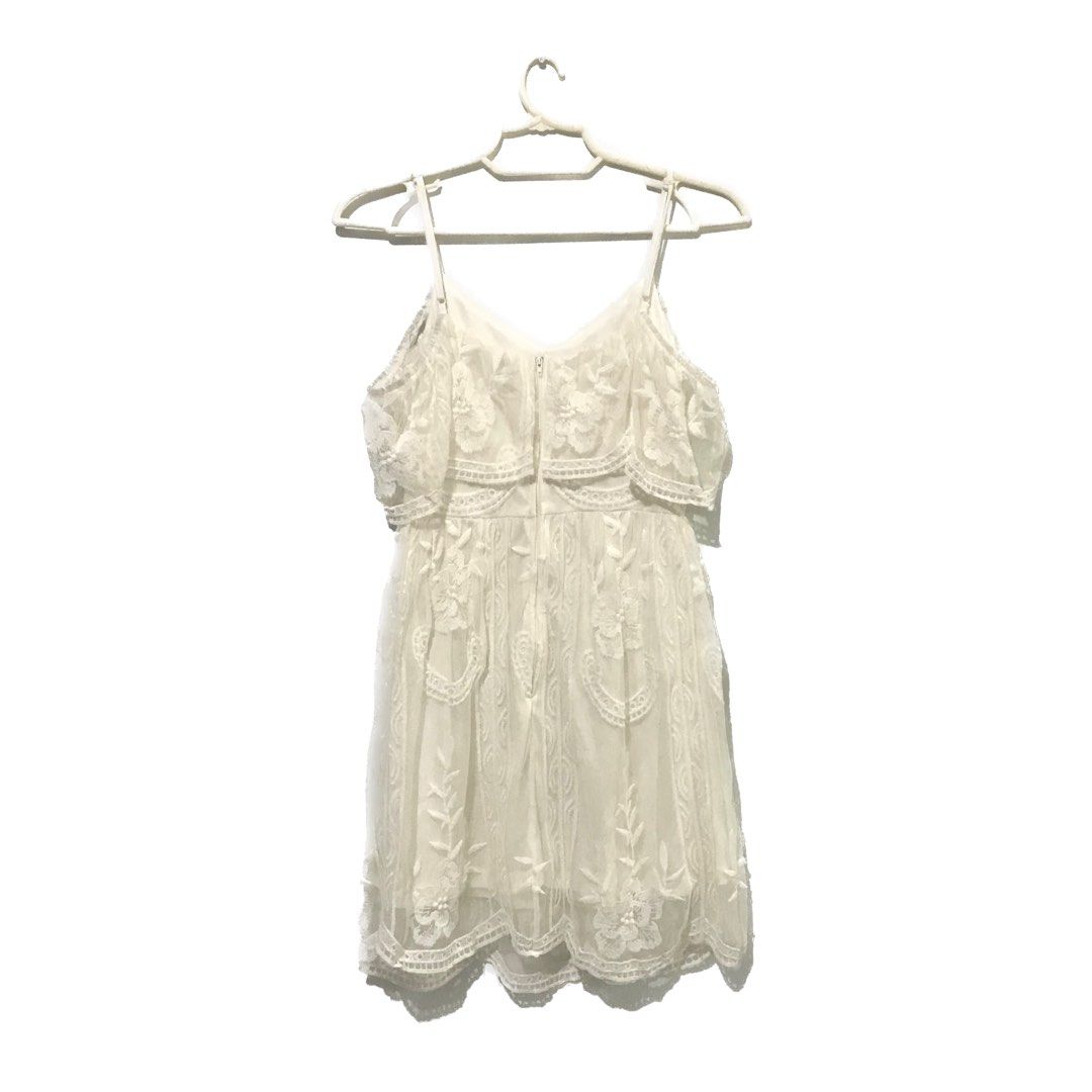 Charlotte russe clearance white lace dress