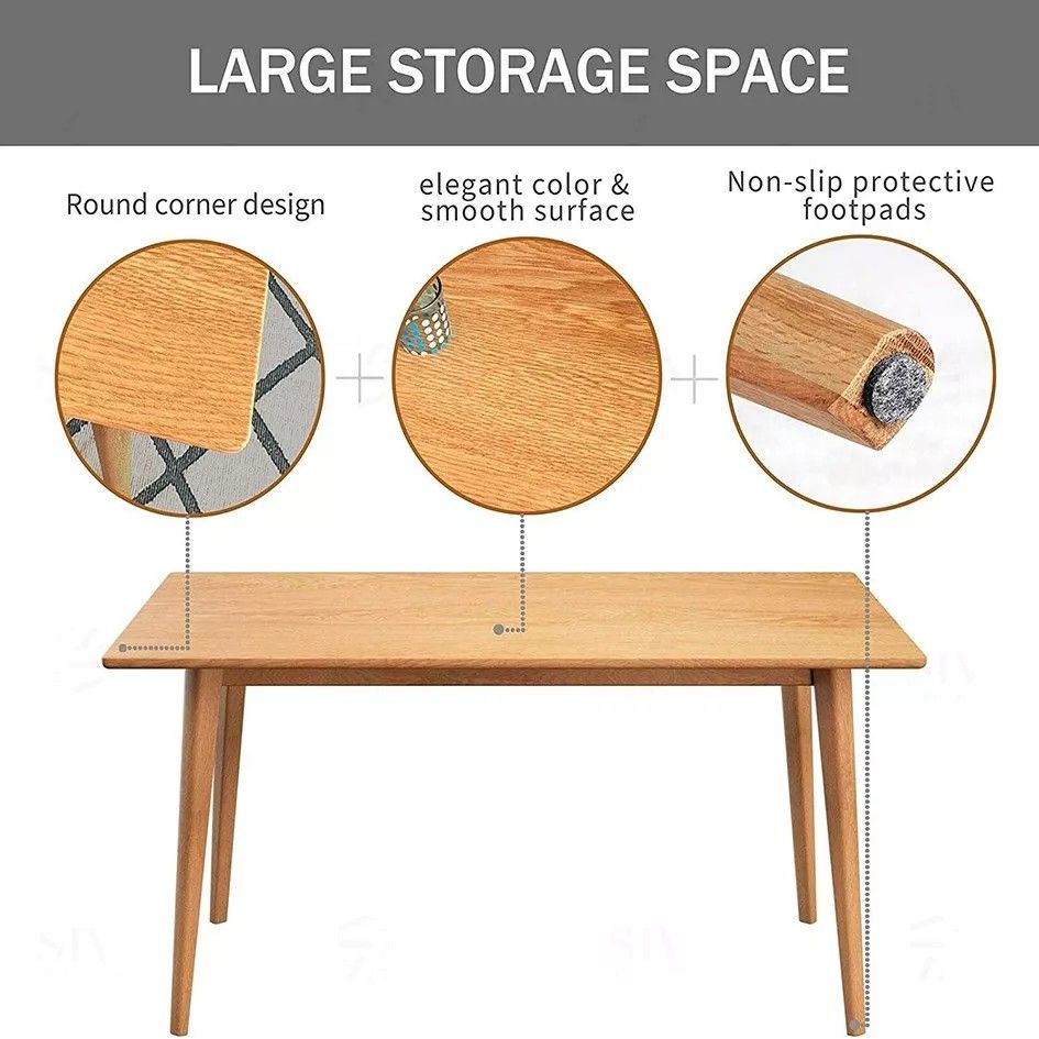Aldi american top oak dining table