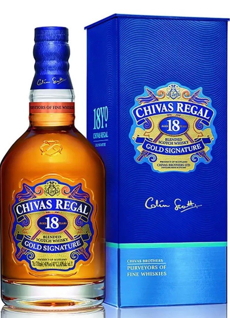 Chivas Located Chivas Regal 18 years, Food & Drinks, Alcoholic Beverages on Carousell
