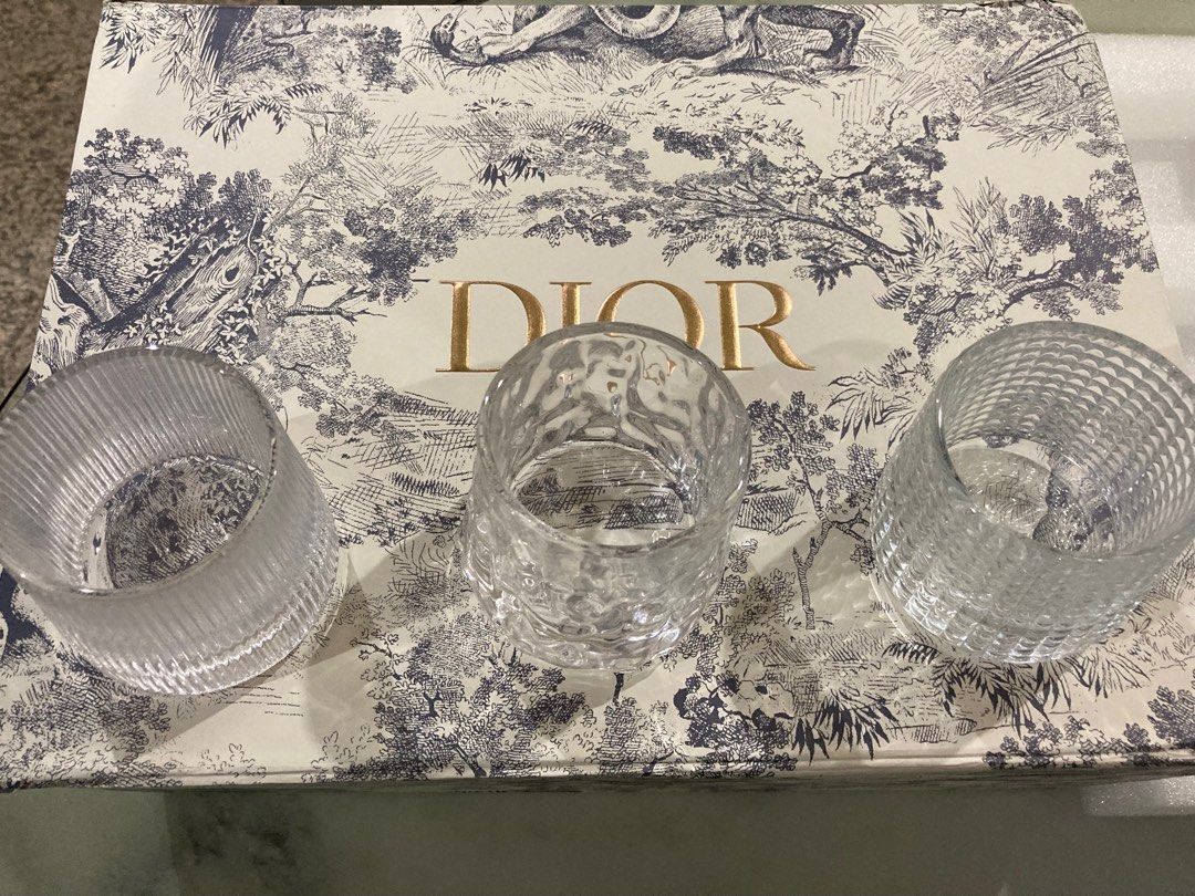 CHRISTIAN DIOR Water Glass Set of Six