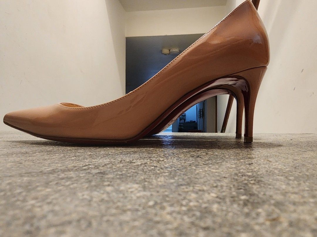 Christian Louboutin Kate 70 Nude heels, Luxury, Sneakers