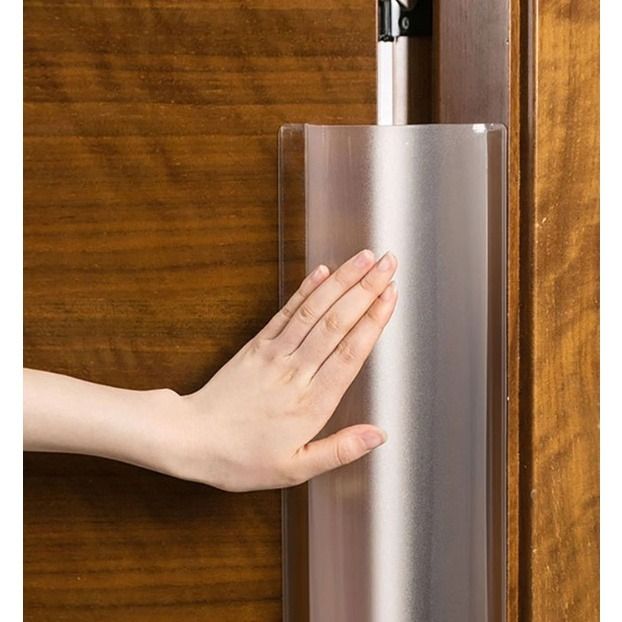 Clear Child Safety Door Hinge Protector Cover Finger Pinch Security