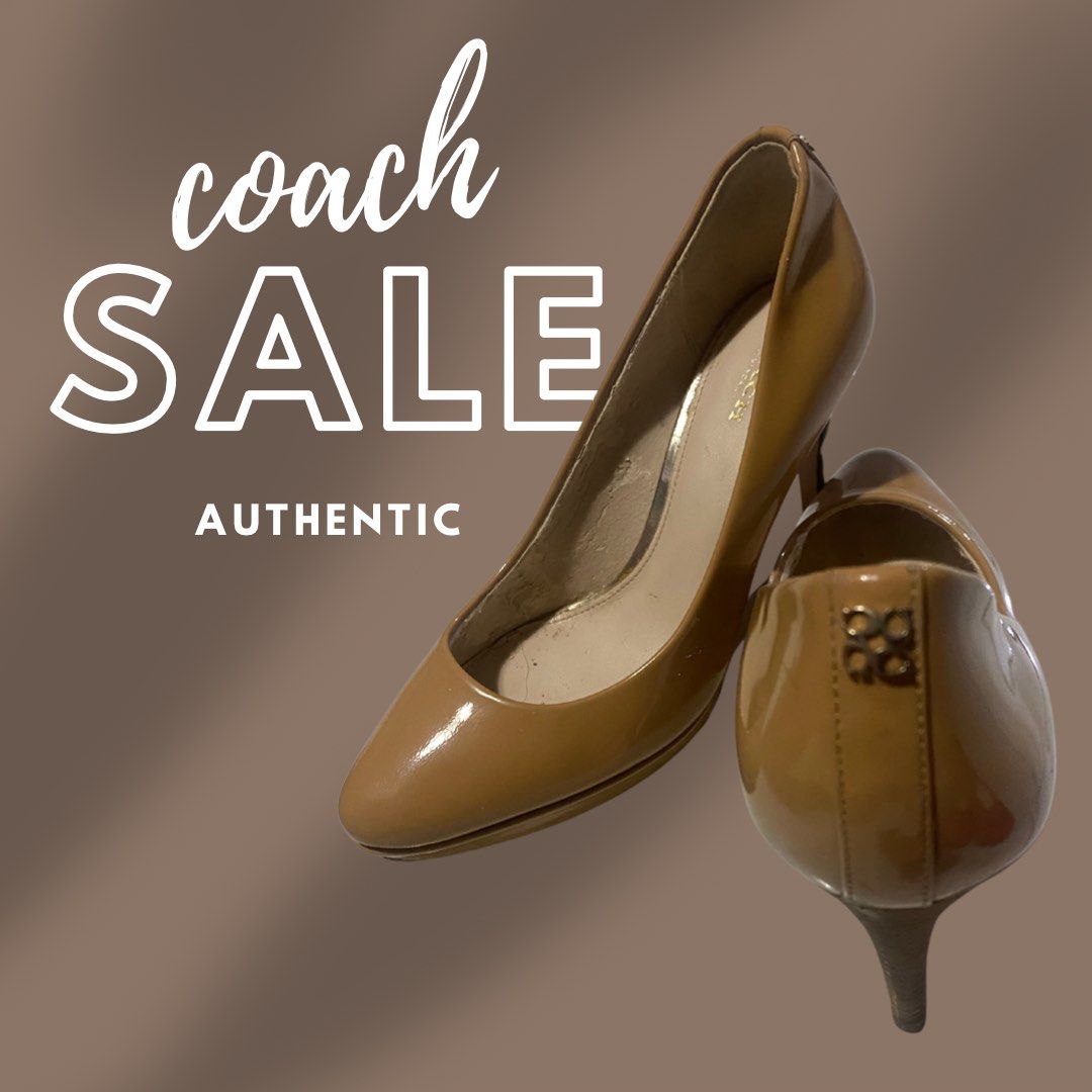 Coach store heels sale