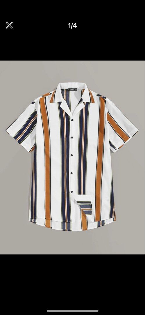 Colorblock Striped Shirt