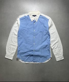 Comme des Garcons Homme - Cotton Checkered Mix Long Sleeves
