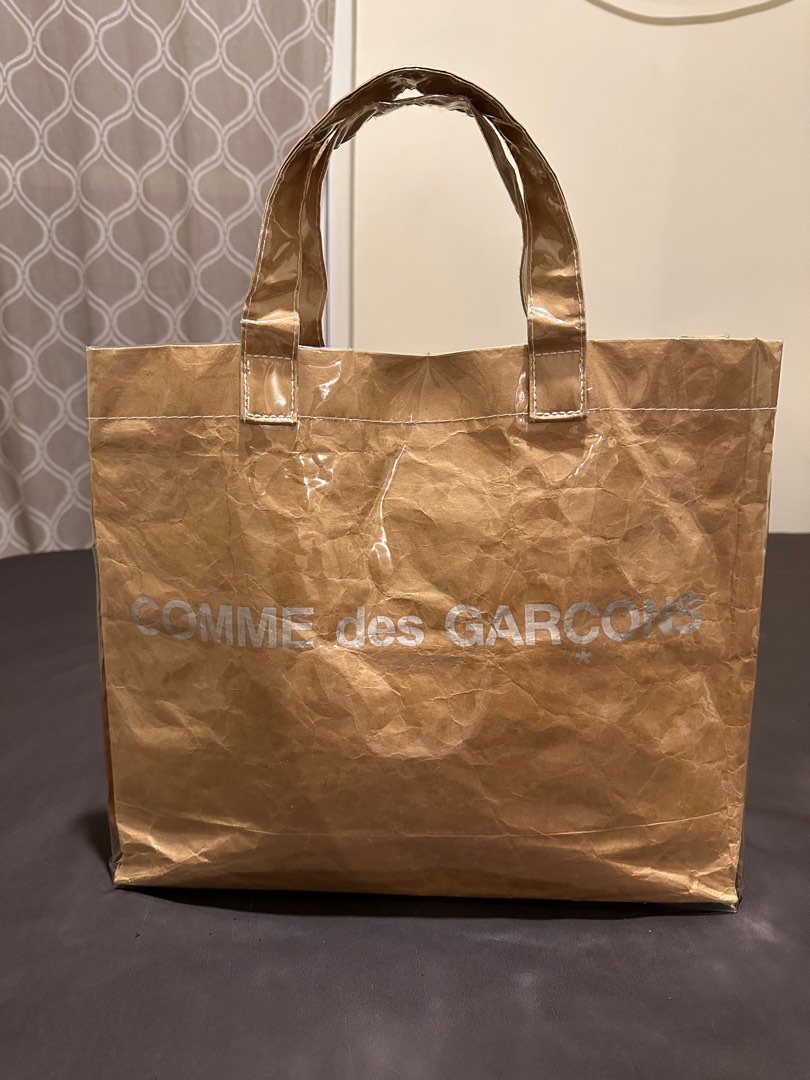 Comme des garcons paper cheap tote bag