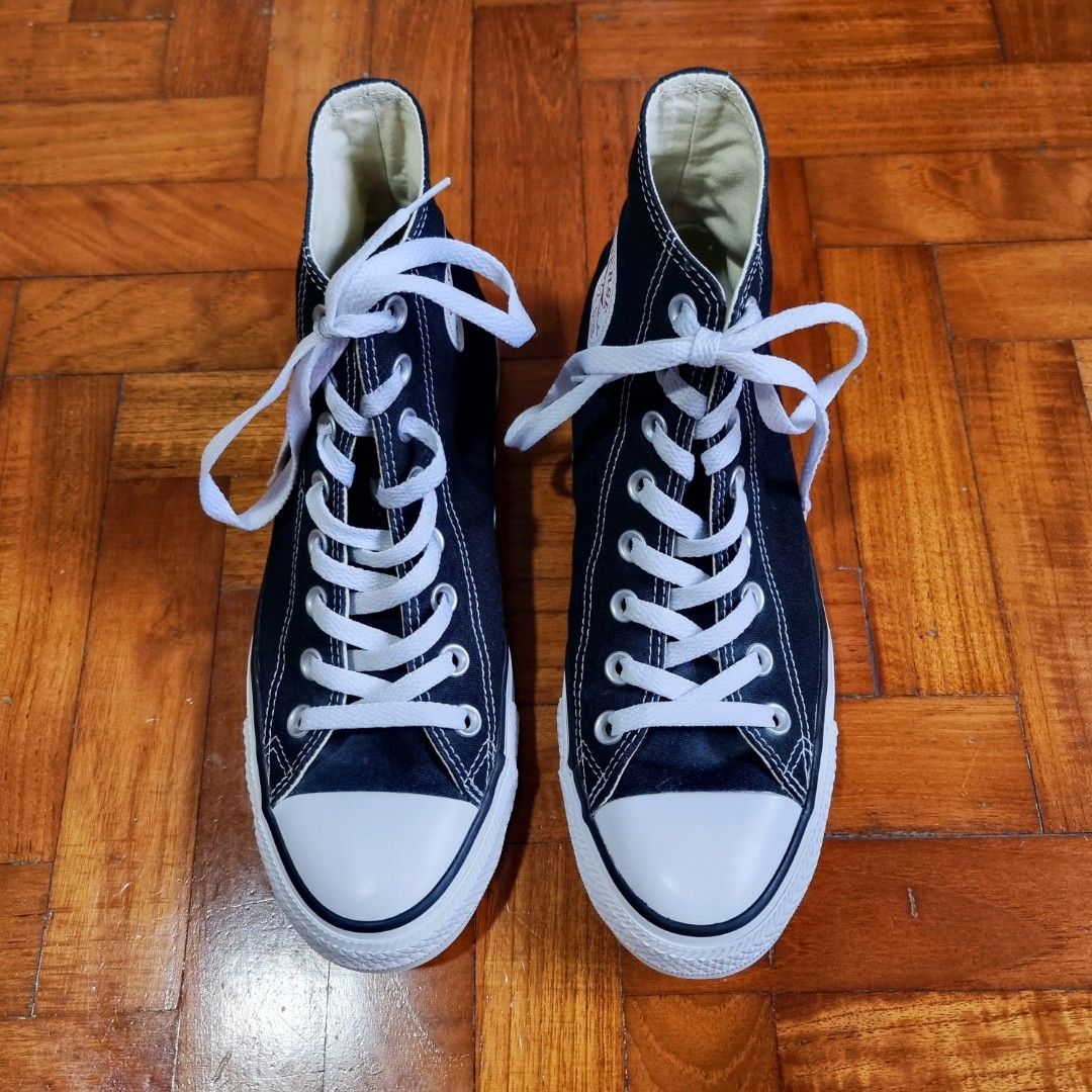 service overtale flygtninge CONVERSE Chuck Taylor All Star Hi BLK UK/US 7, Men's Fashion, Footwear,  Sneakers on Carousell