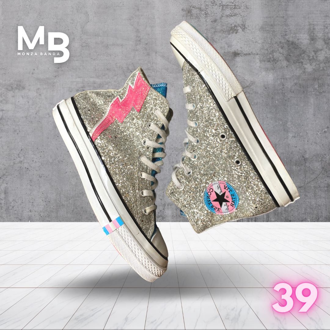 Converse Glitter Fesyen Wanita Sepatu di Carousell