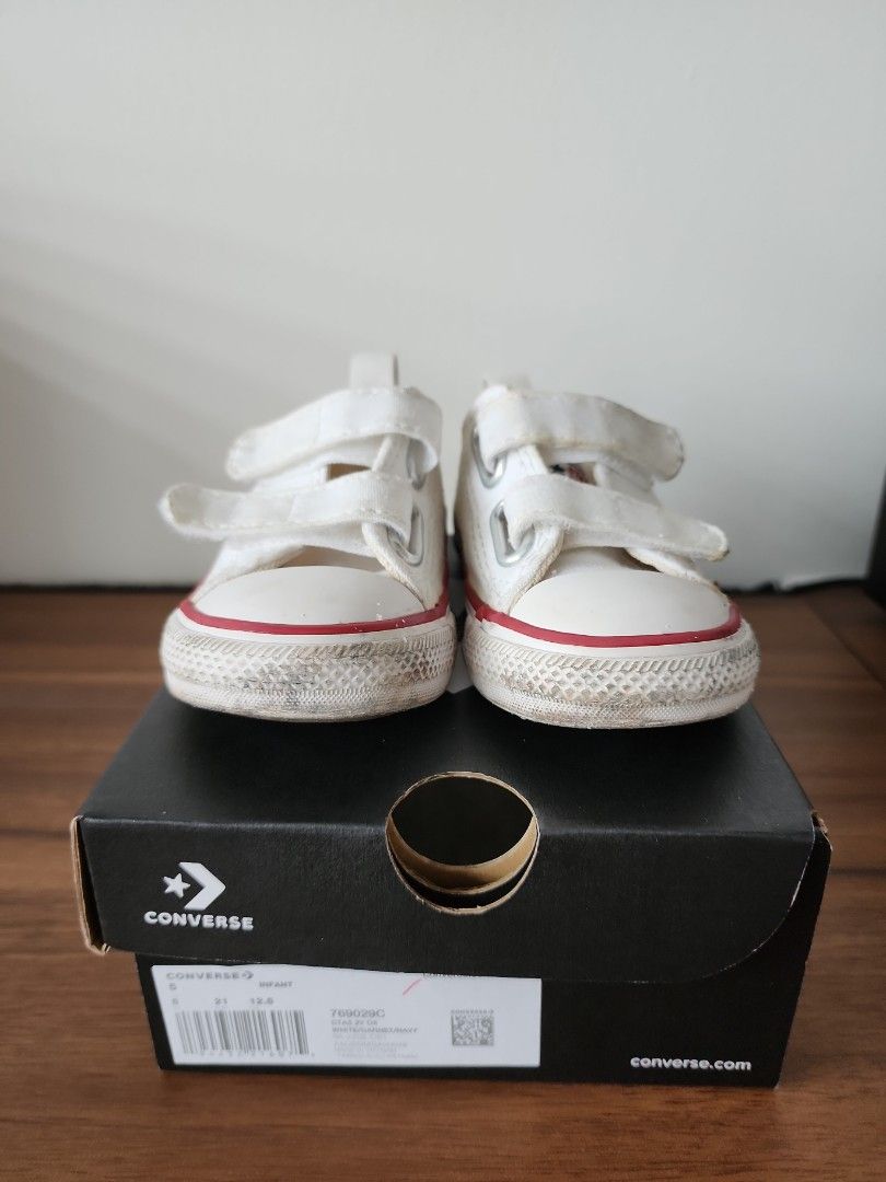 Converse Infant Classic White Baby Kids Boy Girls Sneakers Shoes