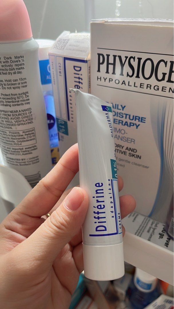 Differin Adapalene Cream & Physiogel Cleanser, Beauty & Personal Care