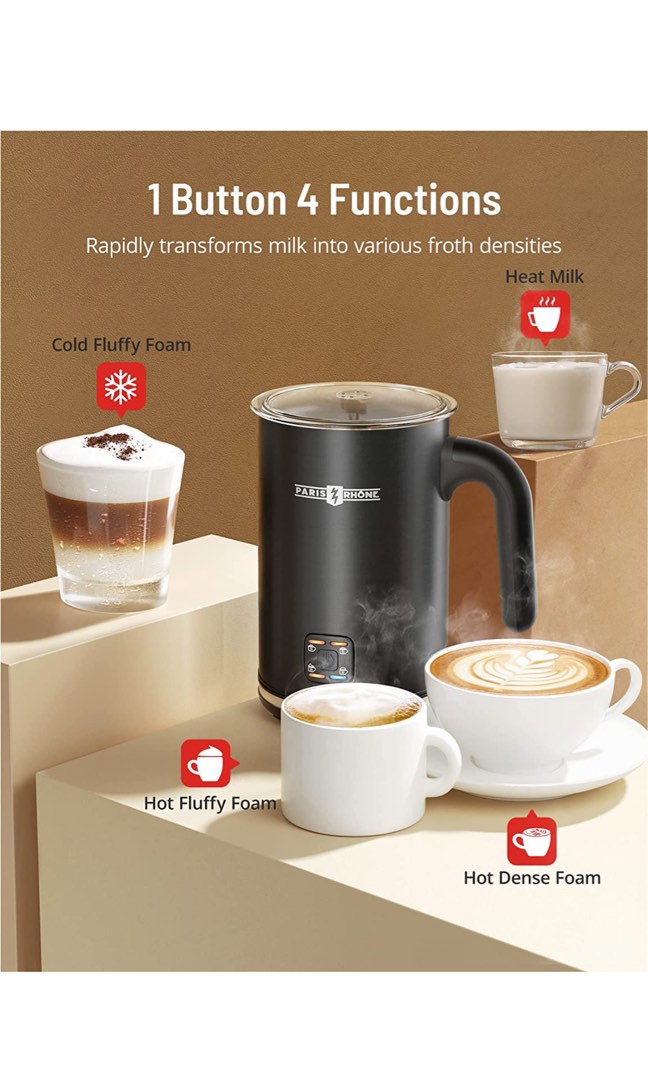 Electric Milk Frother 4in1, TV & Home Appliances, Kitchen Appliances